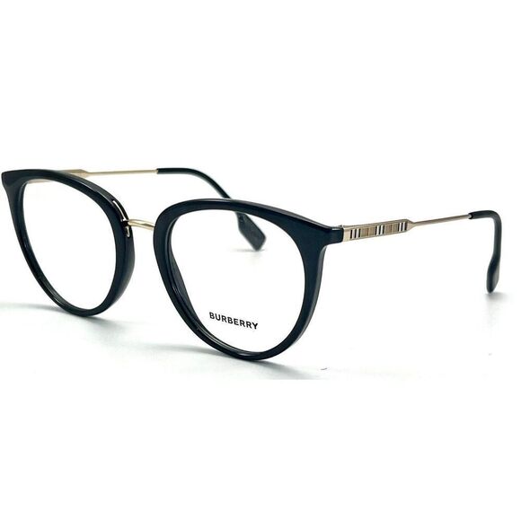 NEW BURBERRY BE2231 3001 BLACK AUTHENTIC EYEGLASSES 52-20 140 - Picture 1 of 3